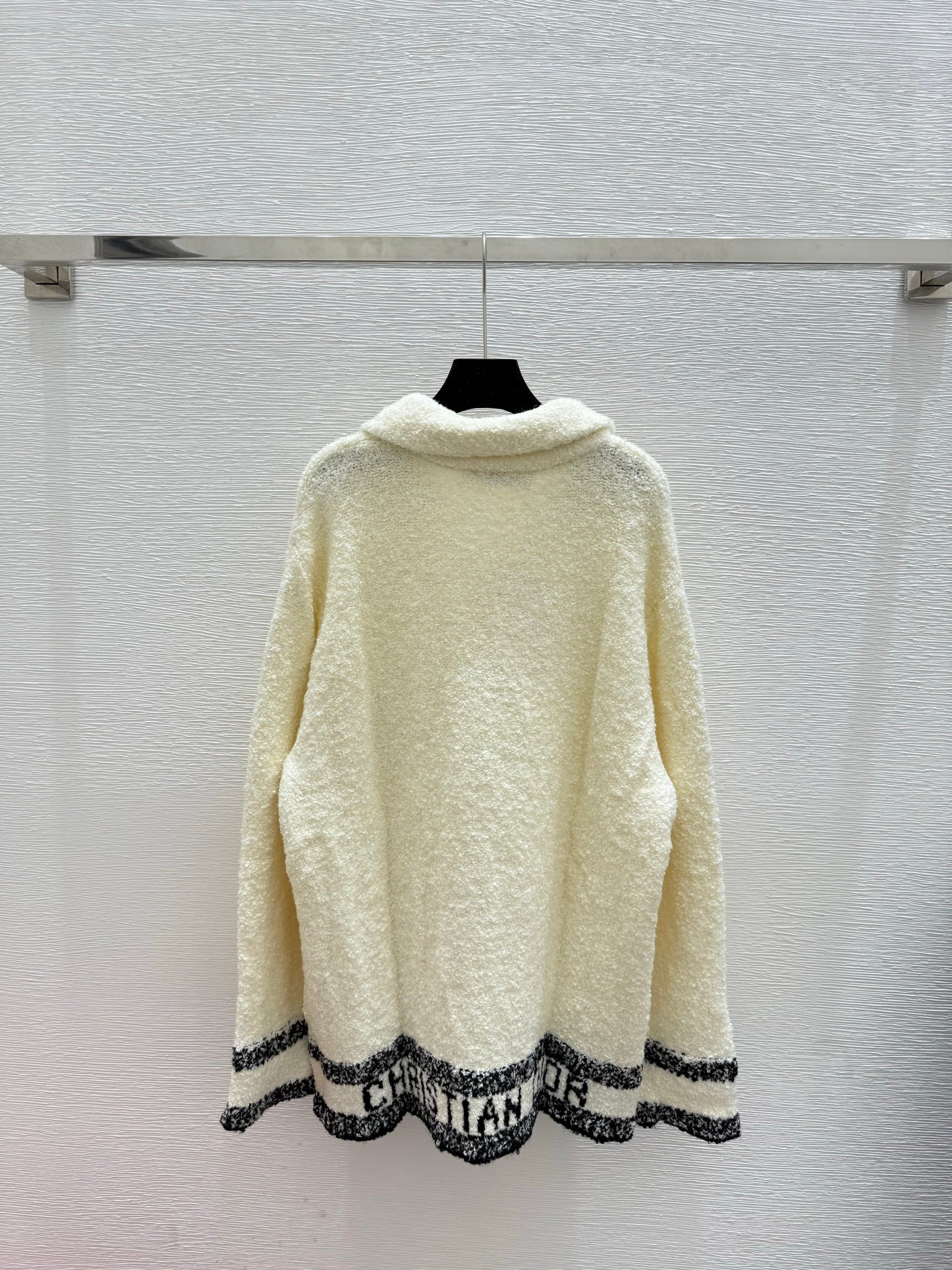 25fw Striped lapel cardigan