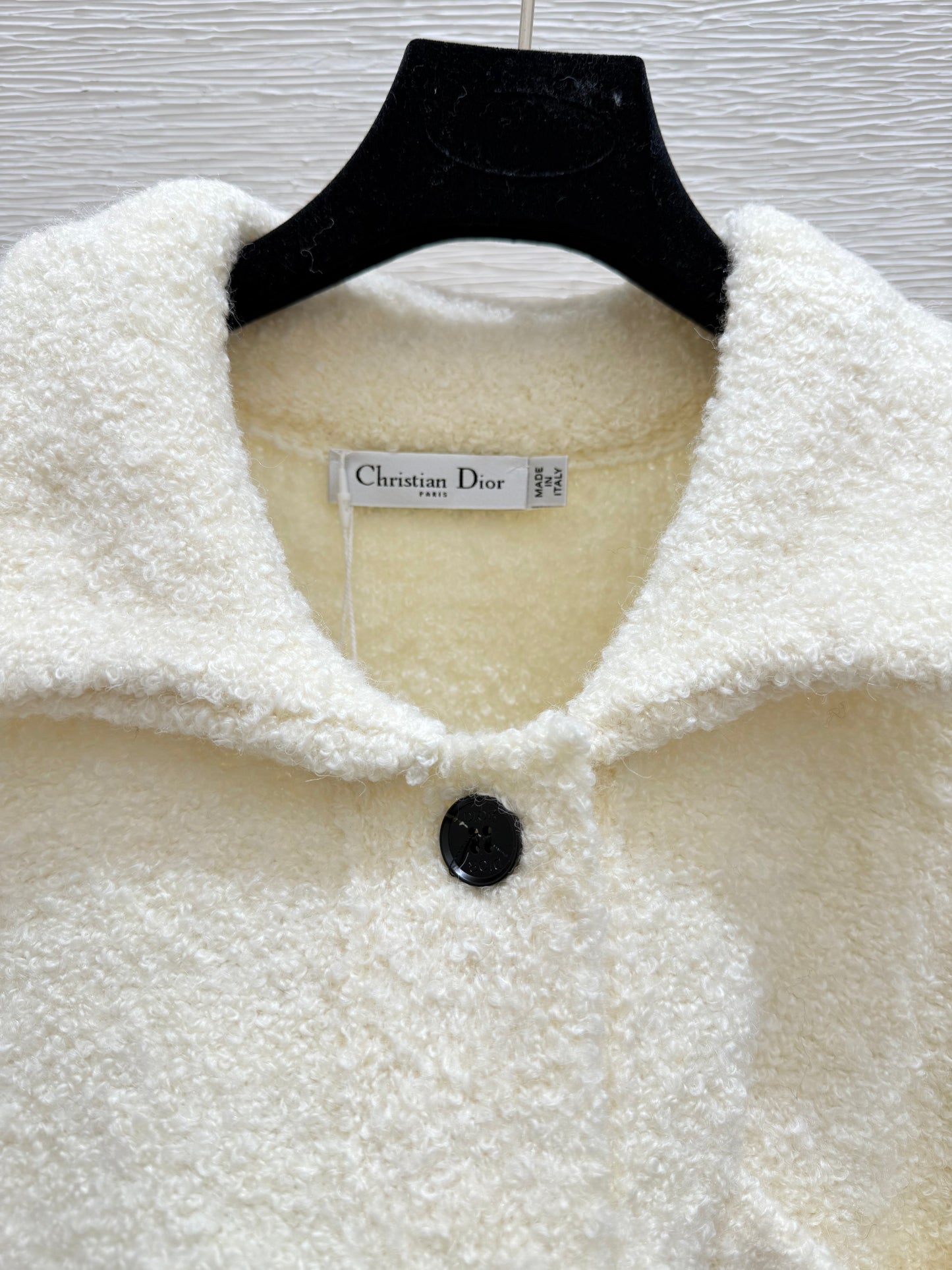 25fw Striped lapel cardigan