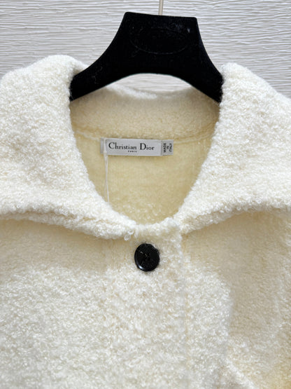 25fw Striped lapel cardigan