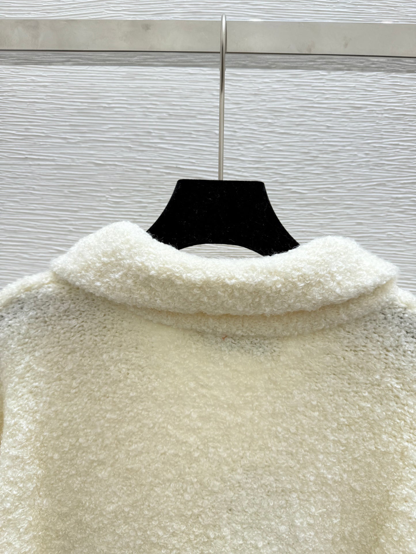 25fw Striped lapel cardigan