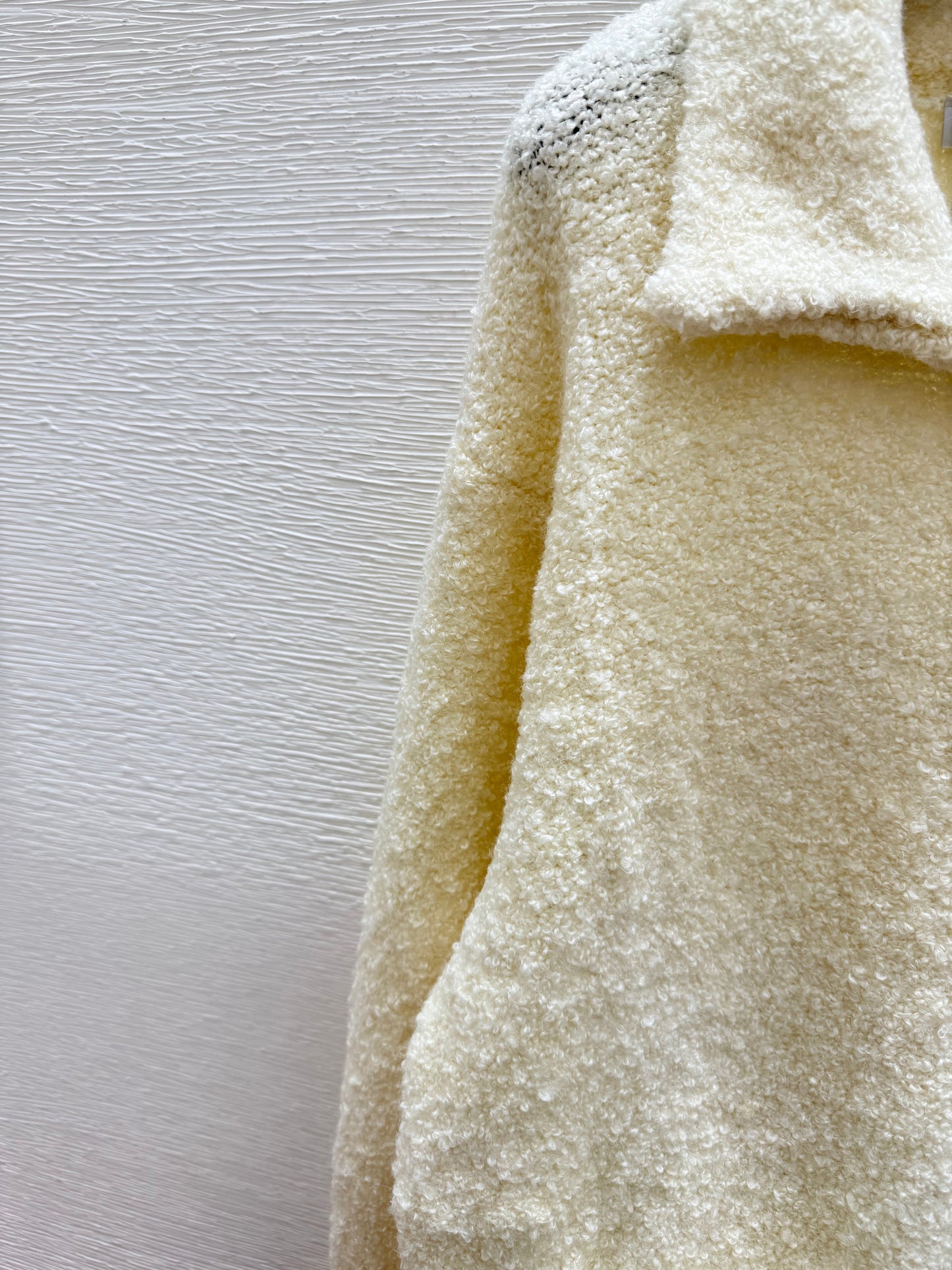 25fw Striped lapel cardigan