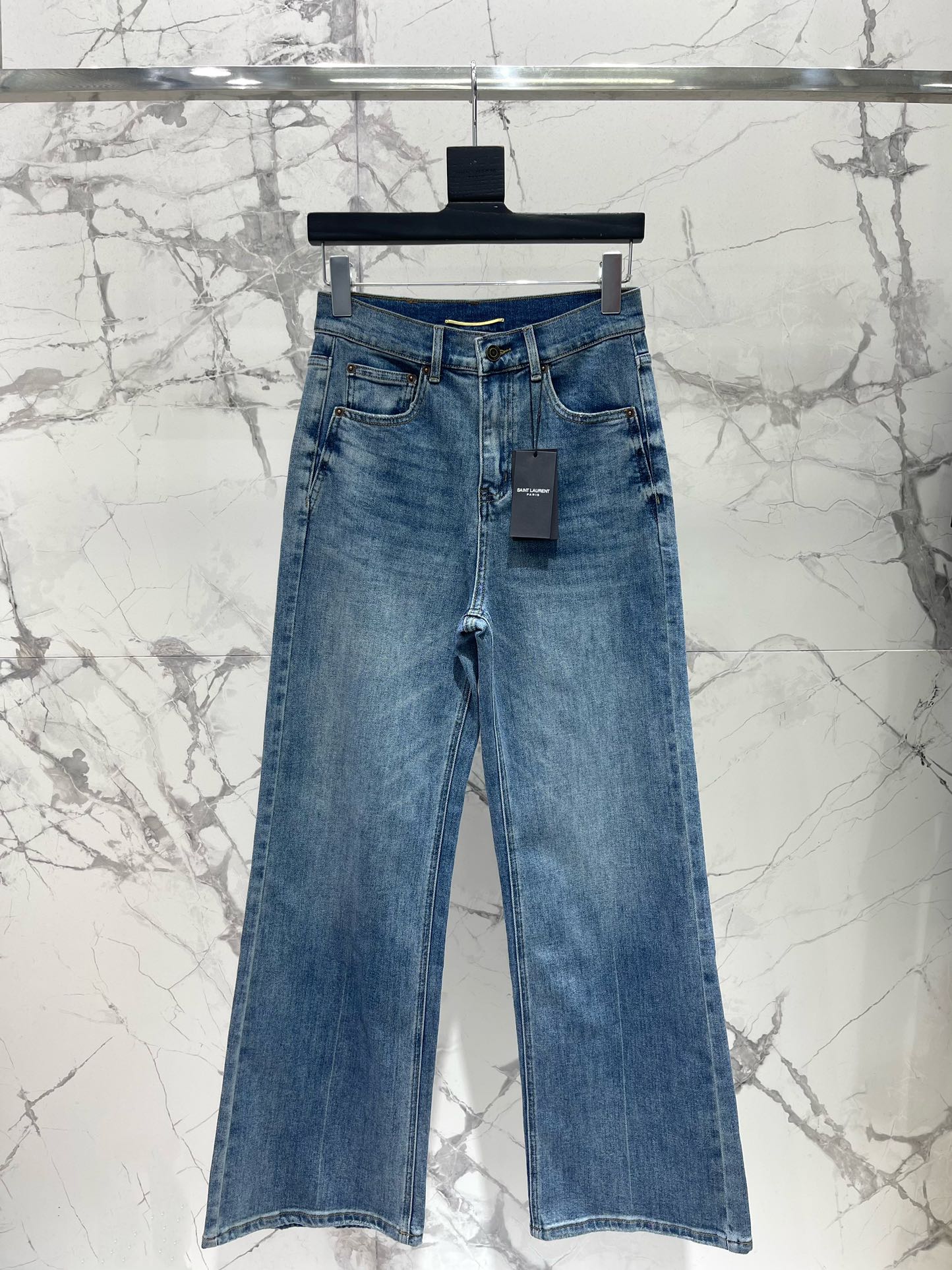 25fw Micro elastic straight leg pants