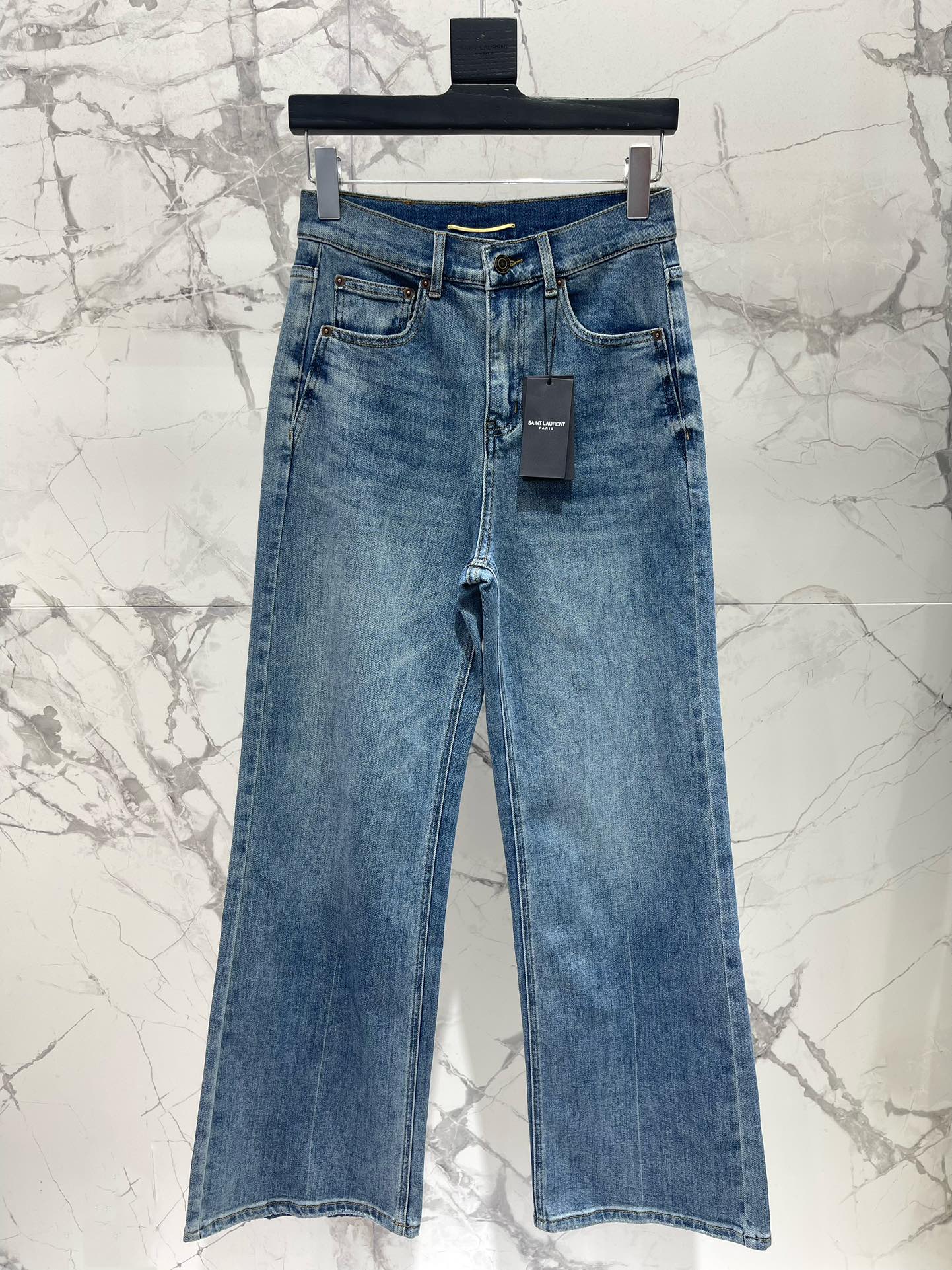 25fw Micro elastic straight leg pants