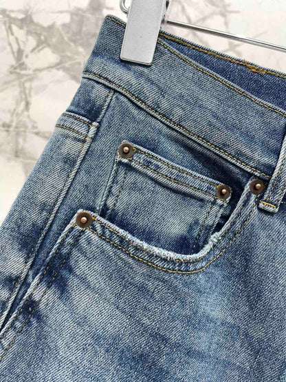 25fw Micro elastic straight leg pants