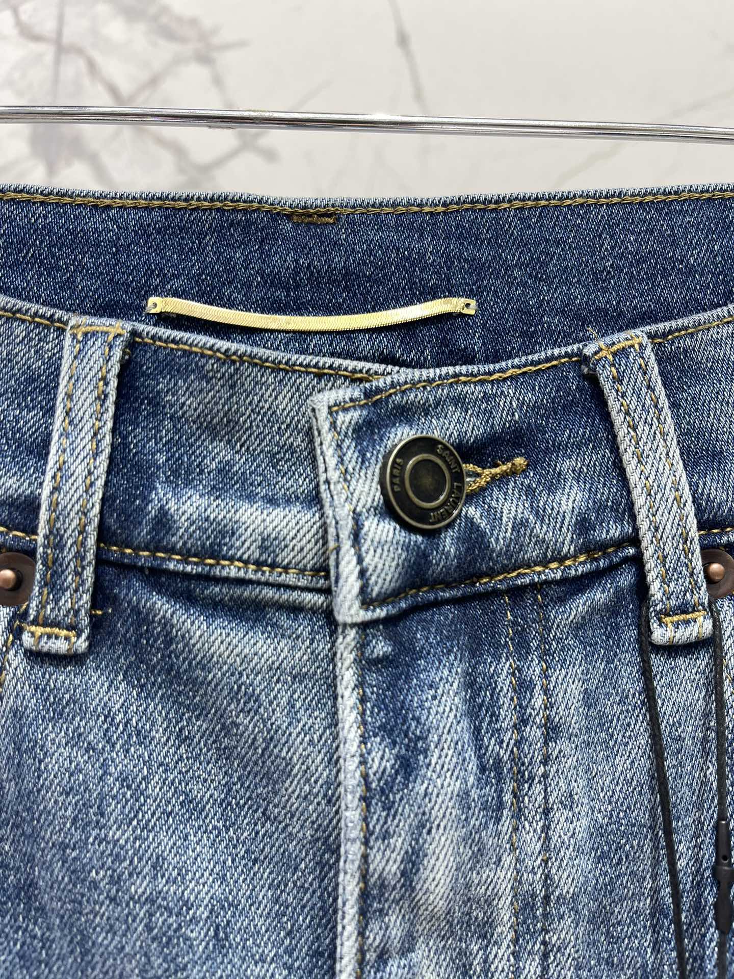 25fw Micro elastic straight leg pants