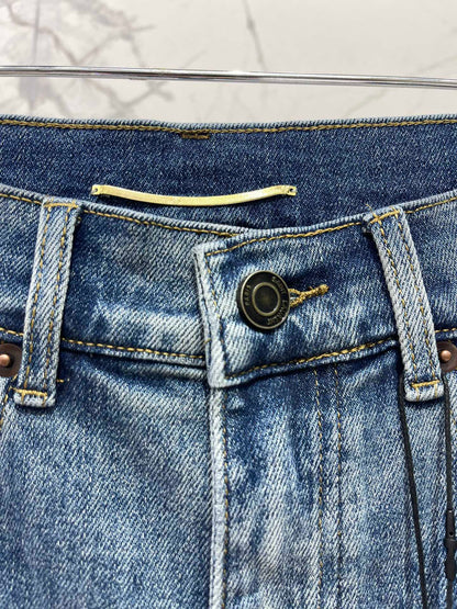 25fw Micro elastic straight leg pants