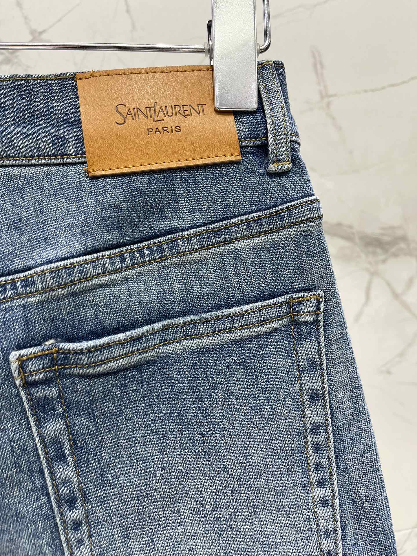 25fw Micro elastic straight leg pants