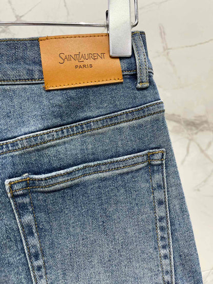 25fw Micro elastic straight leg pants