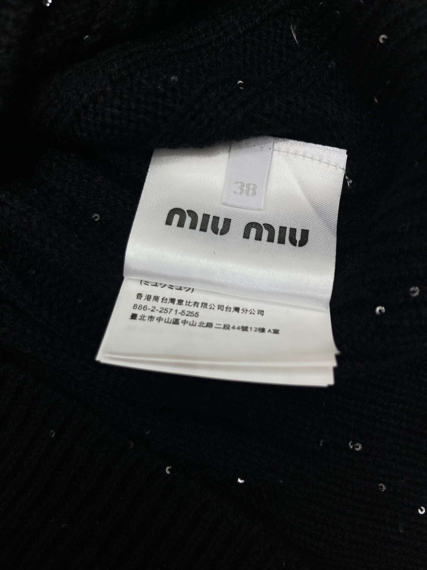 25fw Doll collar patchwork knit sweater