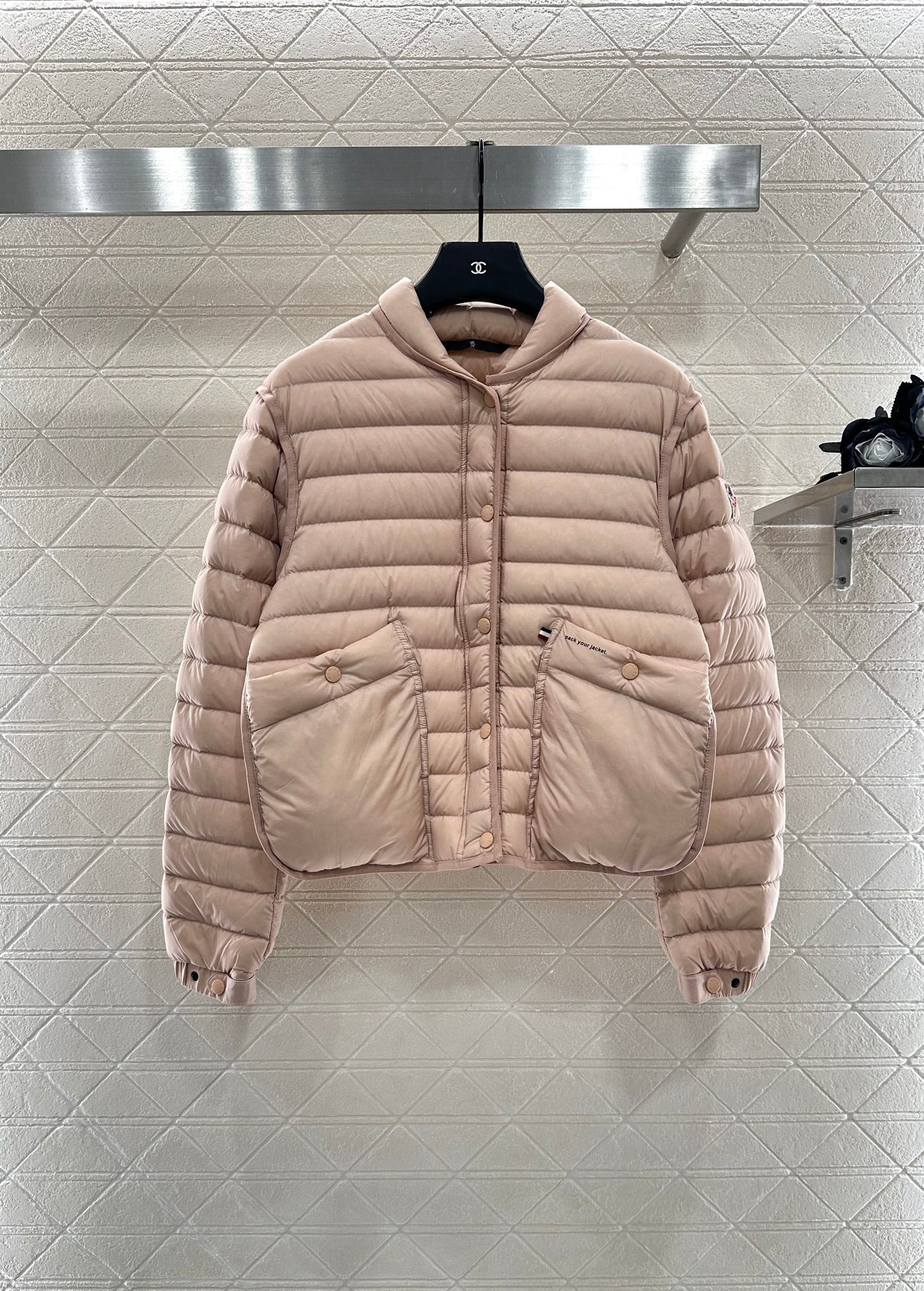 25fw Stand-collar down jacket