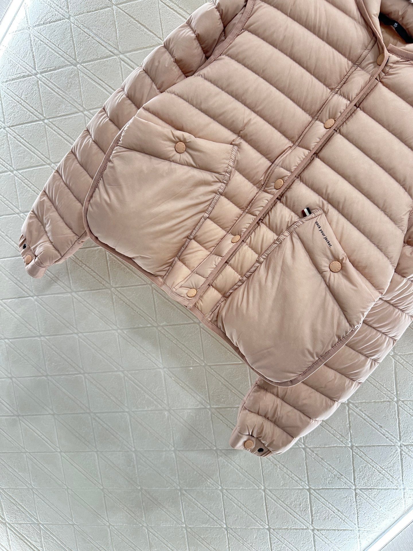 25fw Stand-collar down jacket