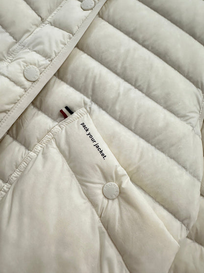 25fw Stand-collar down jacket