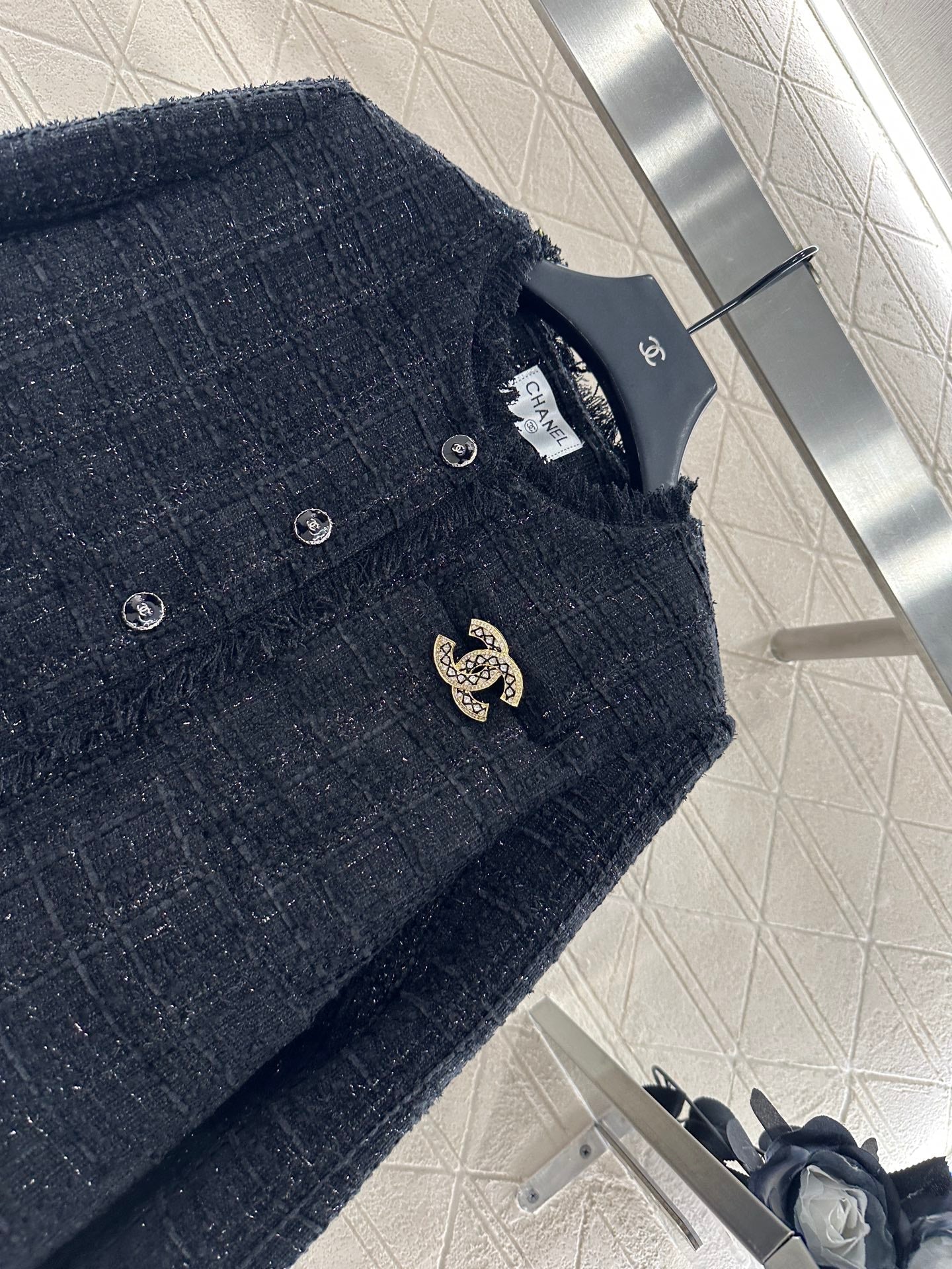 25fw Brooch woven jacket