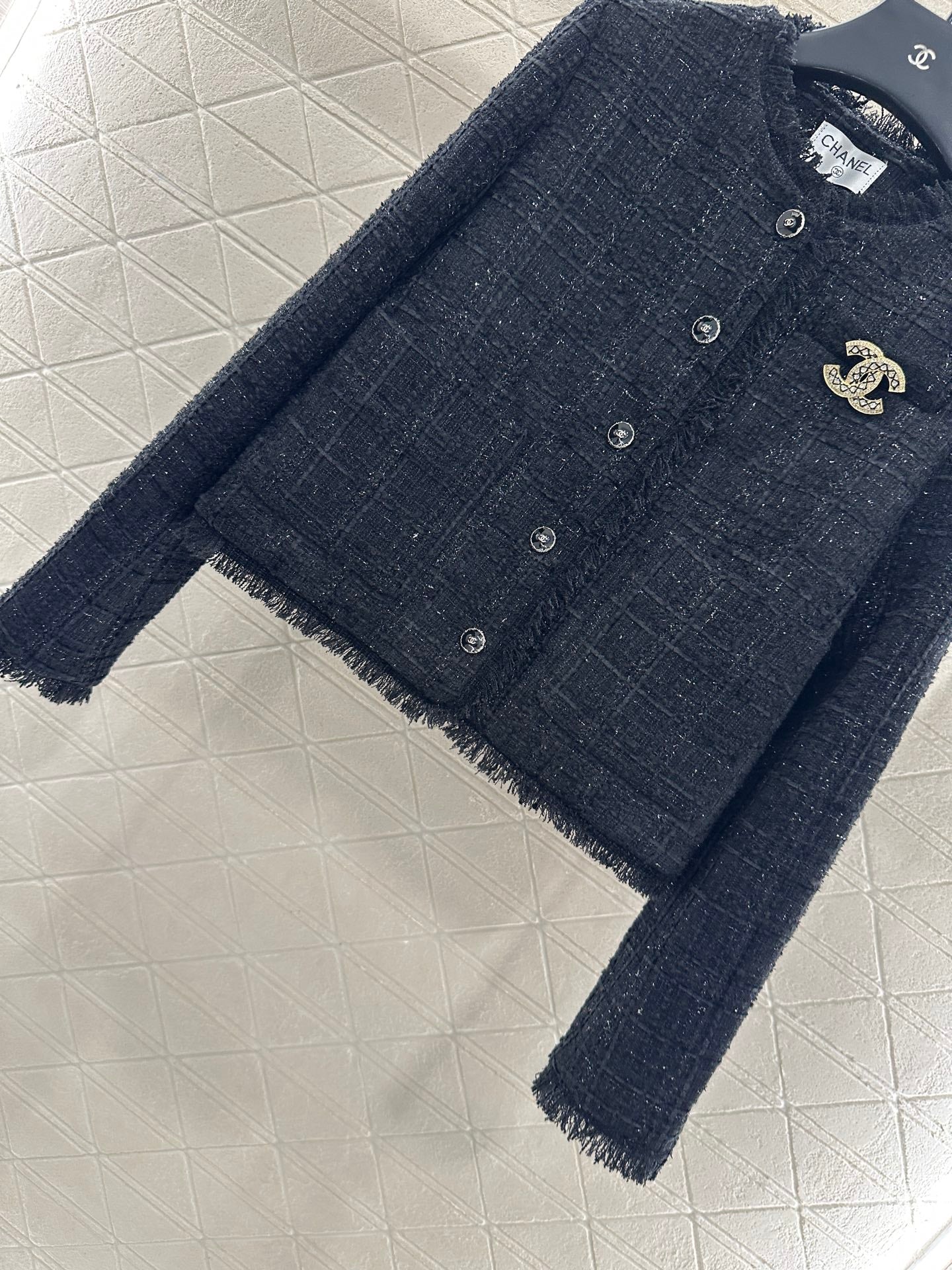 25fw Brooch woven jacket