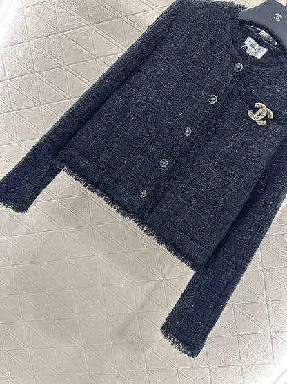 25fw Brooch woven jacket
