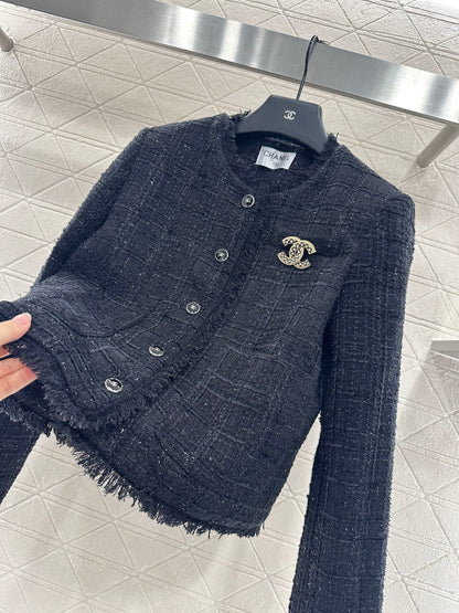25fw Brooch woven jacket