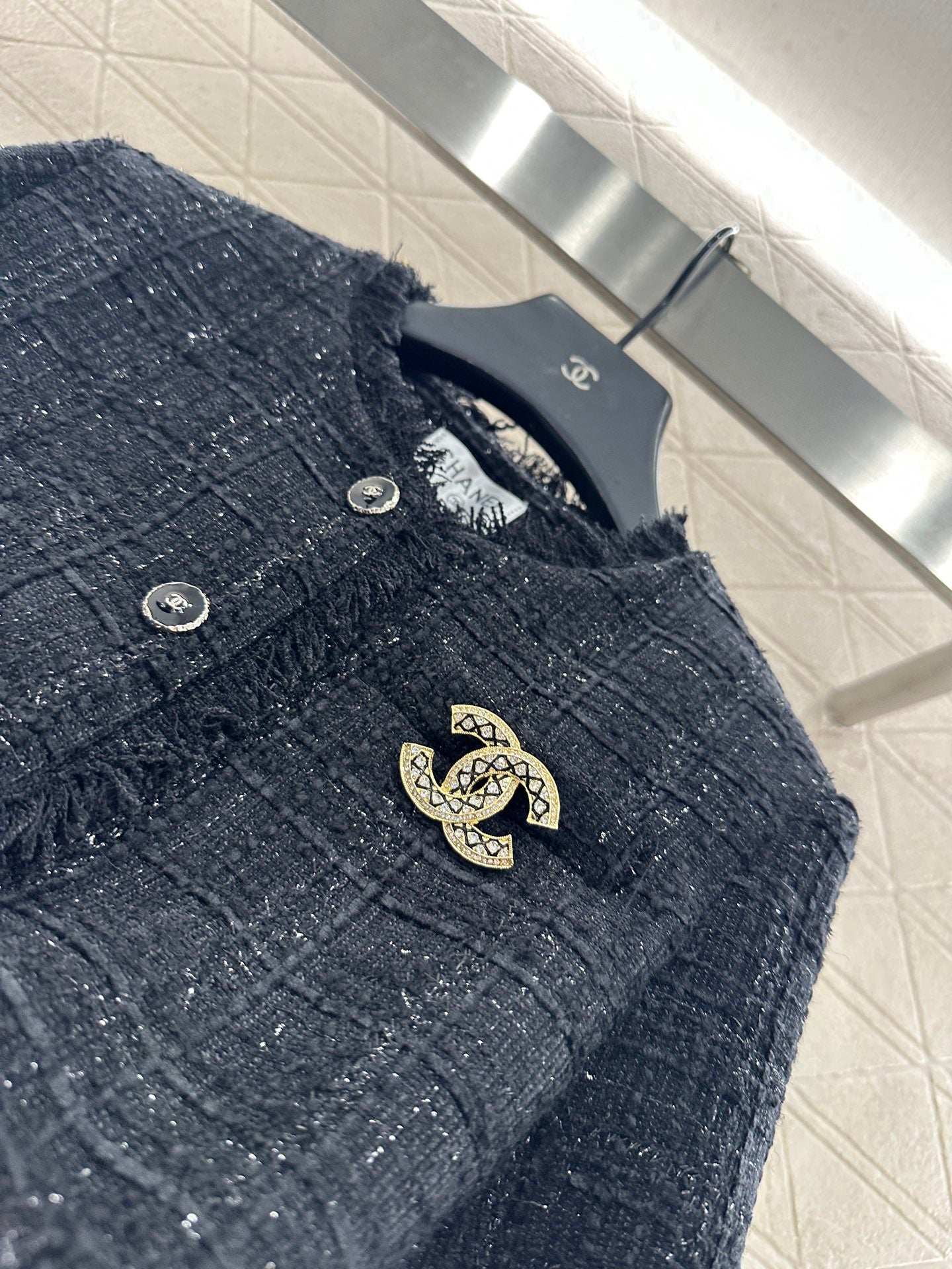 25fw Brooch woven jacket