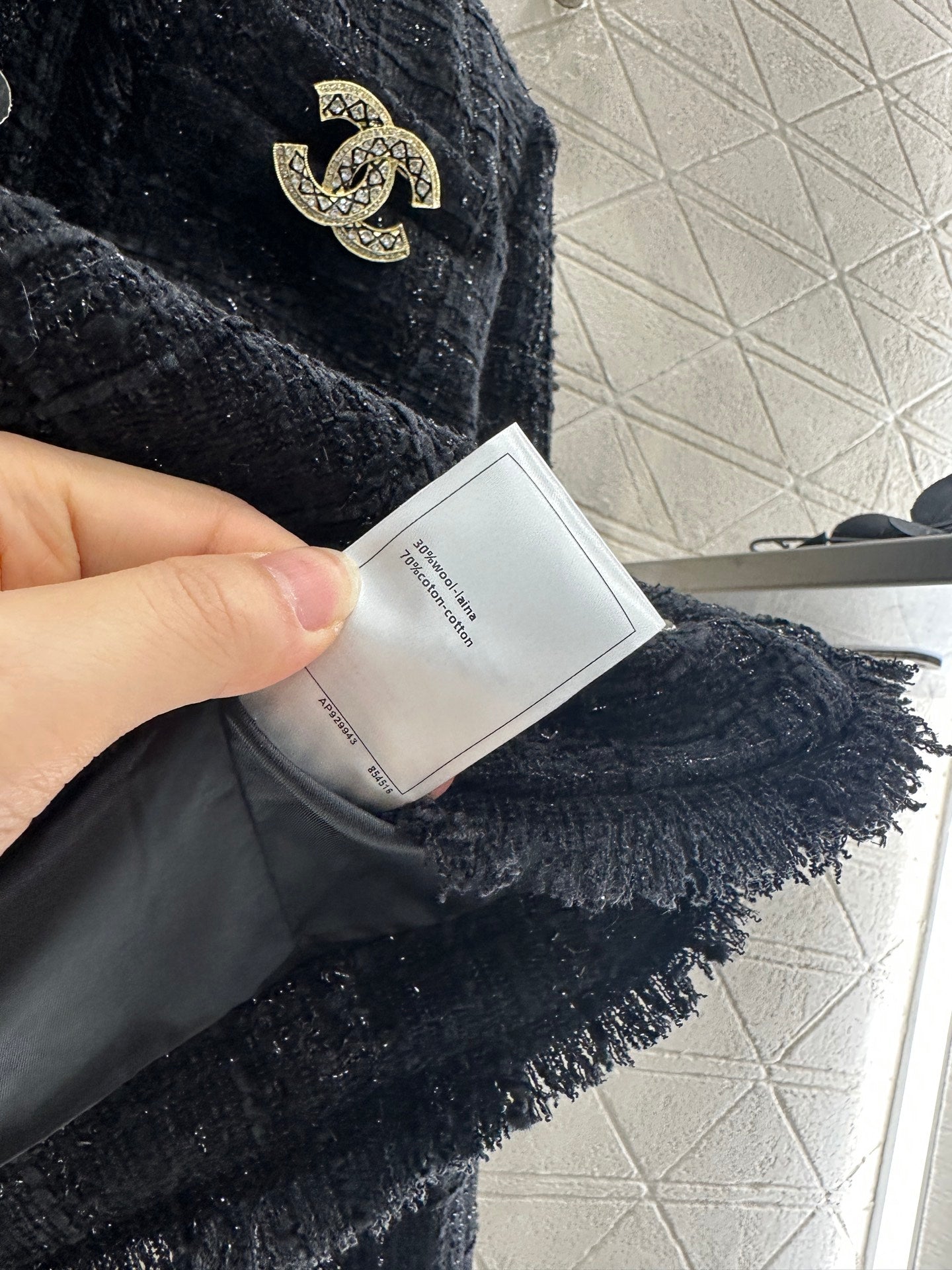 25fw Brooch woven jacket