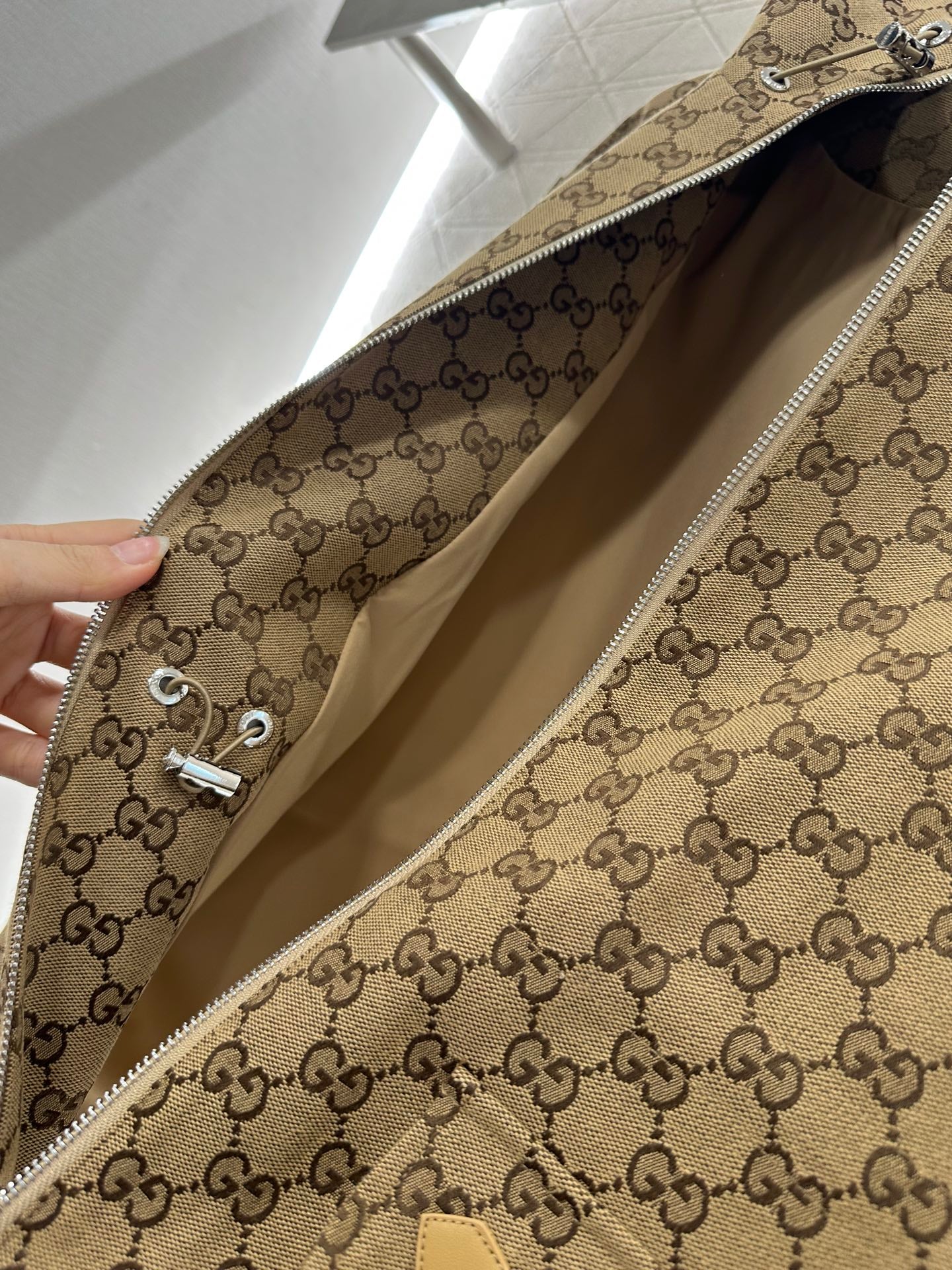 25fw Collar hooded drawstring jacquard jacket