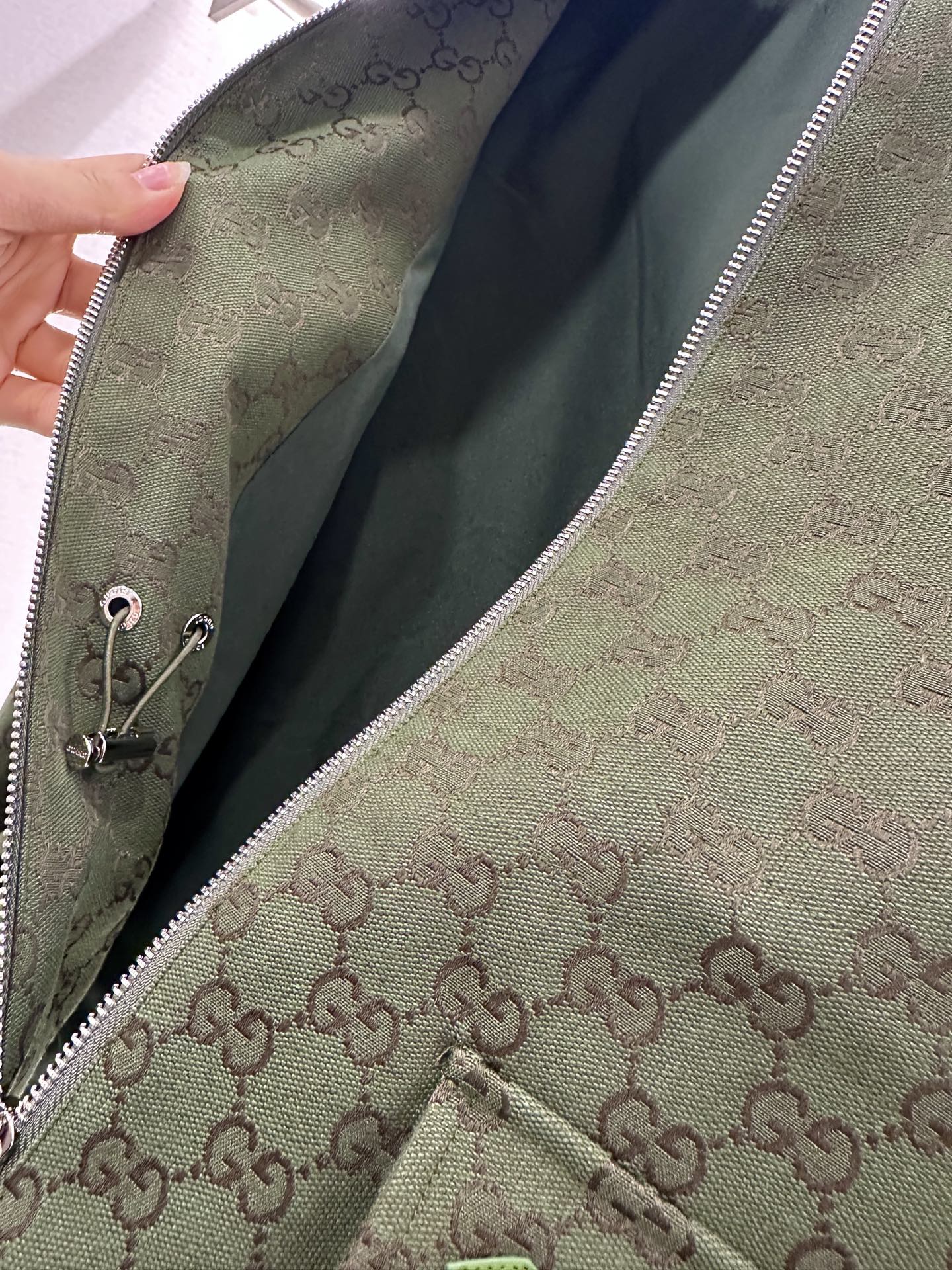 25fw Collar hooded drawstring jacquard jacket