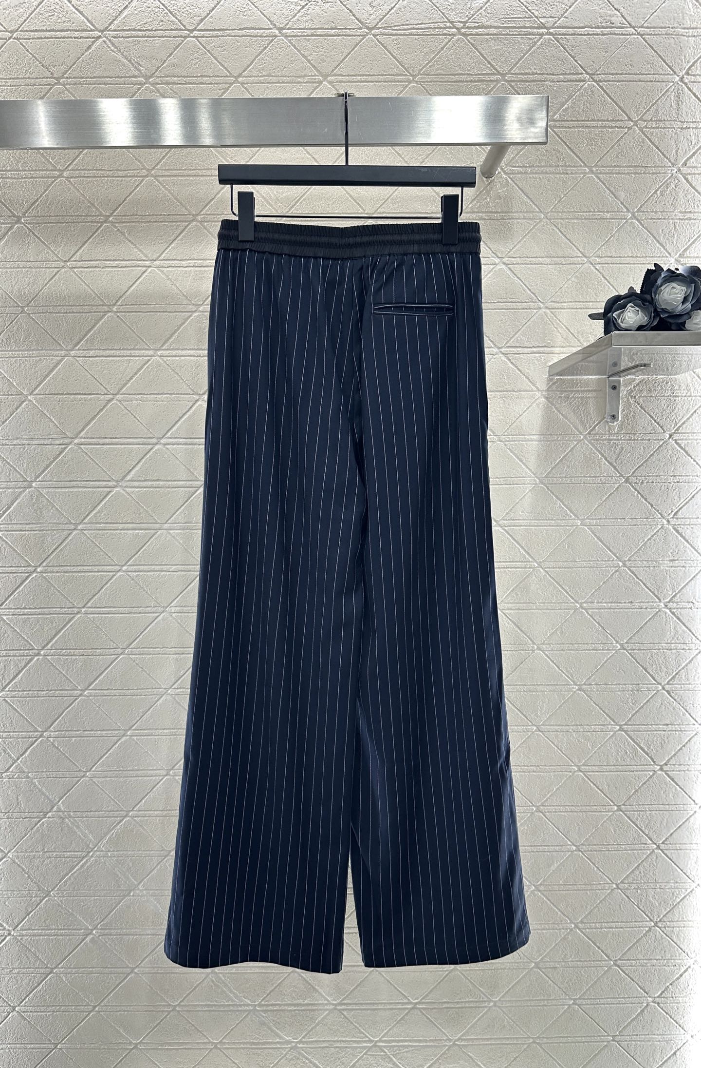 25fw Silhouette striped suit set