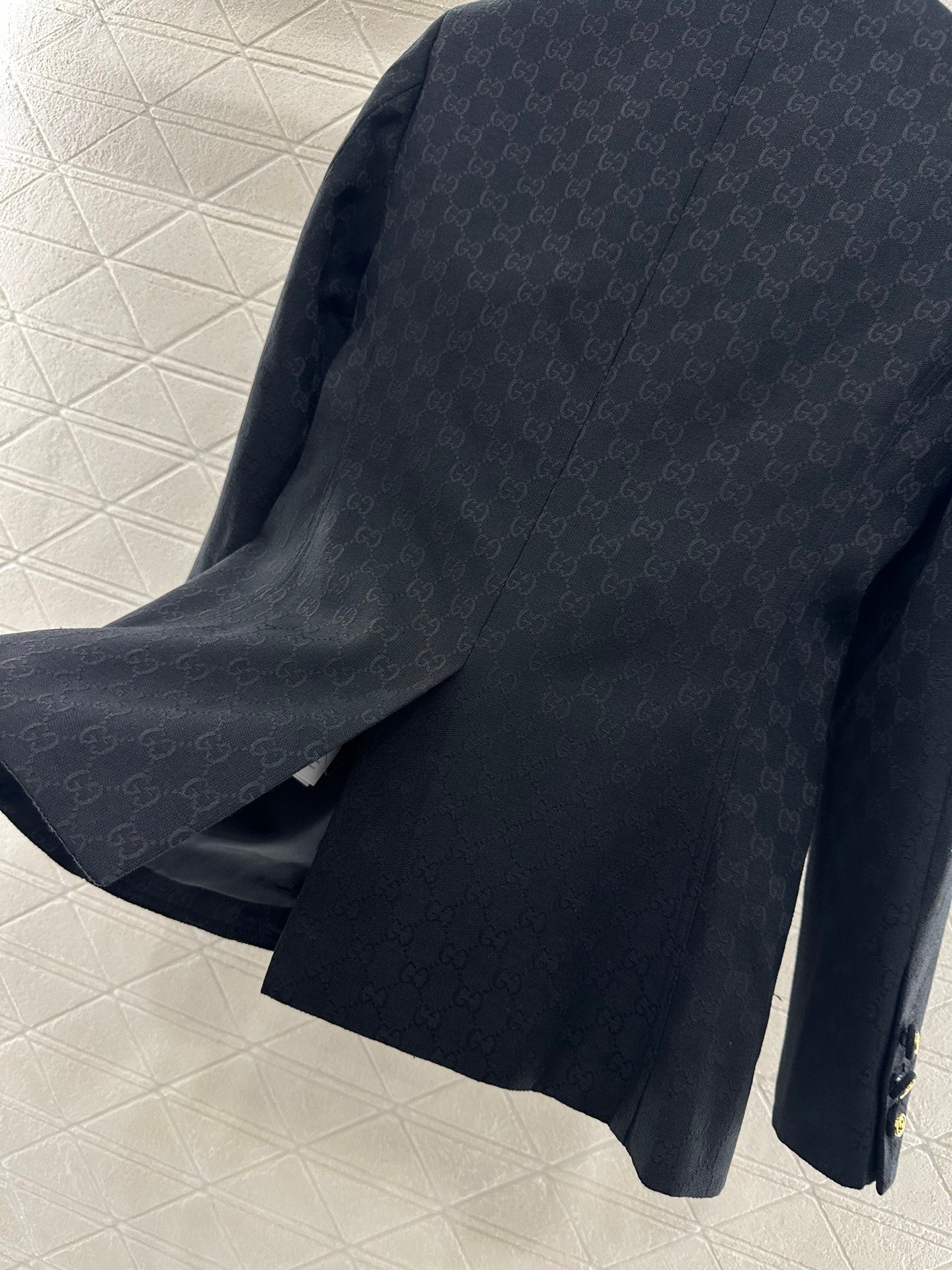 25fw Flip collar jacquard suit jacket