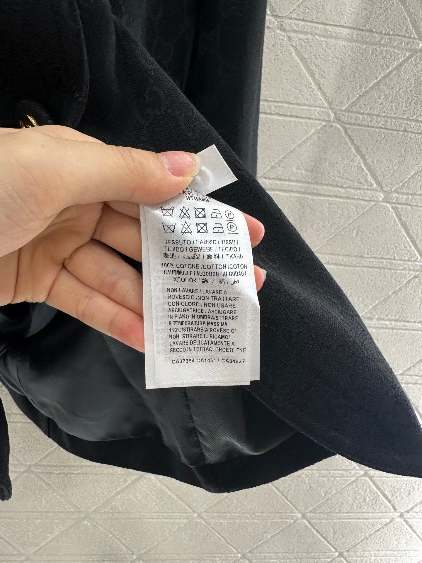 25fw Flip collar jacquard suit jacket