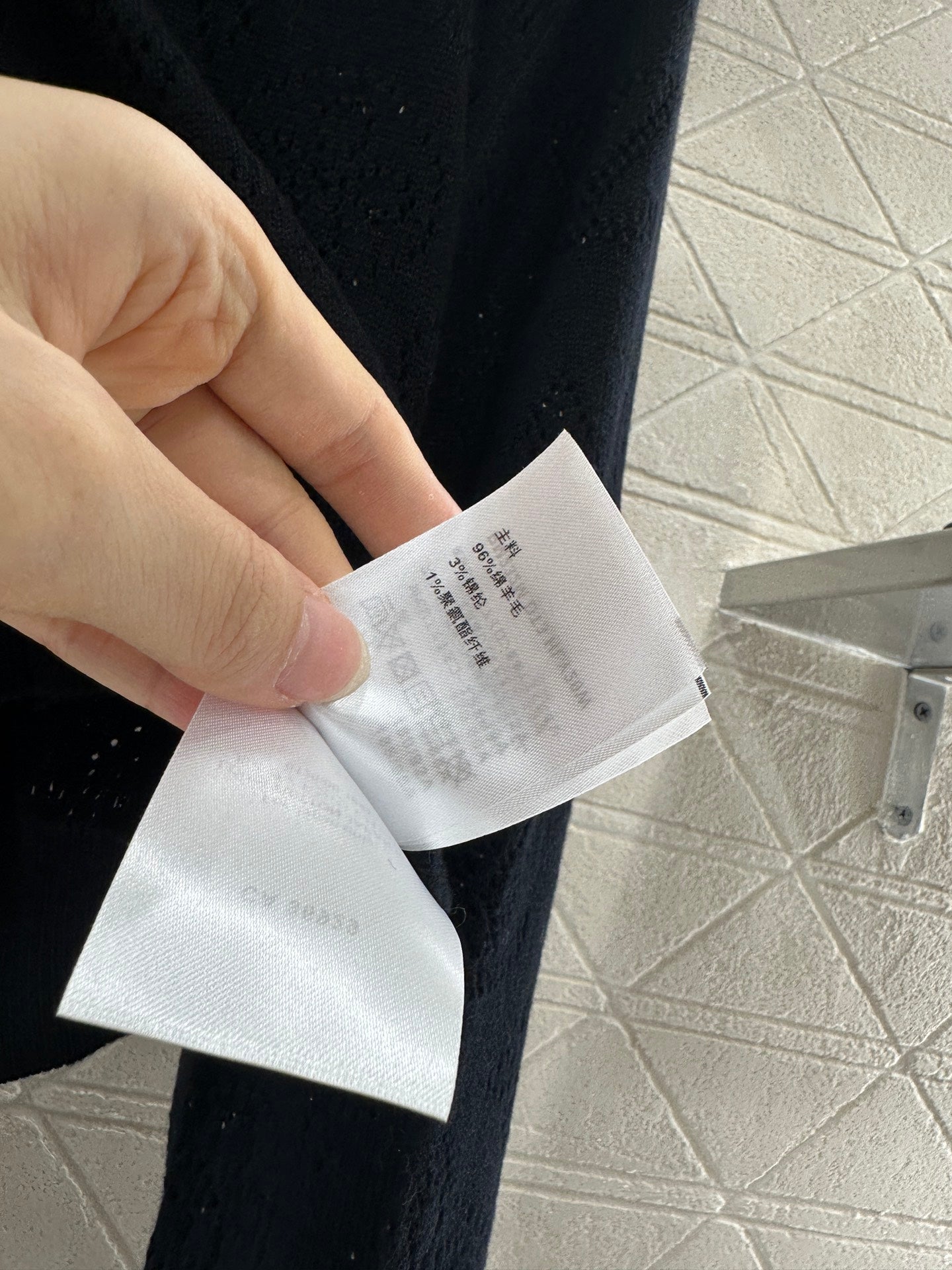 25fw Hollow knit short cardigan