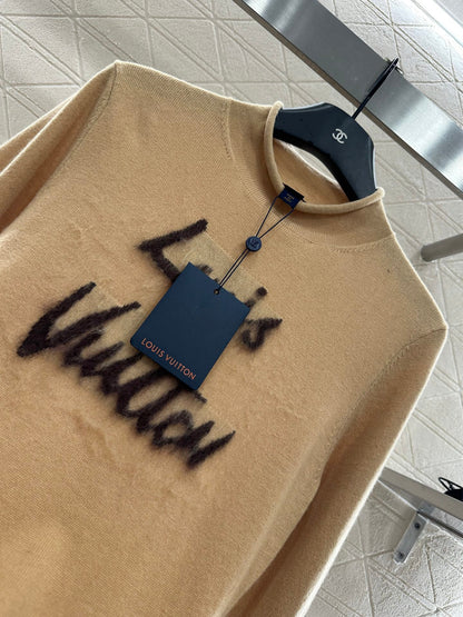 25fw Alphabet Knitted Long Sleeve