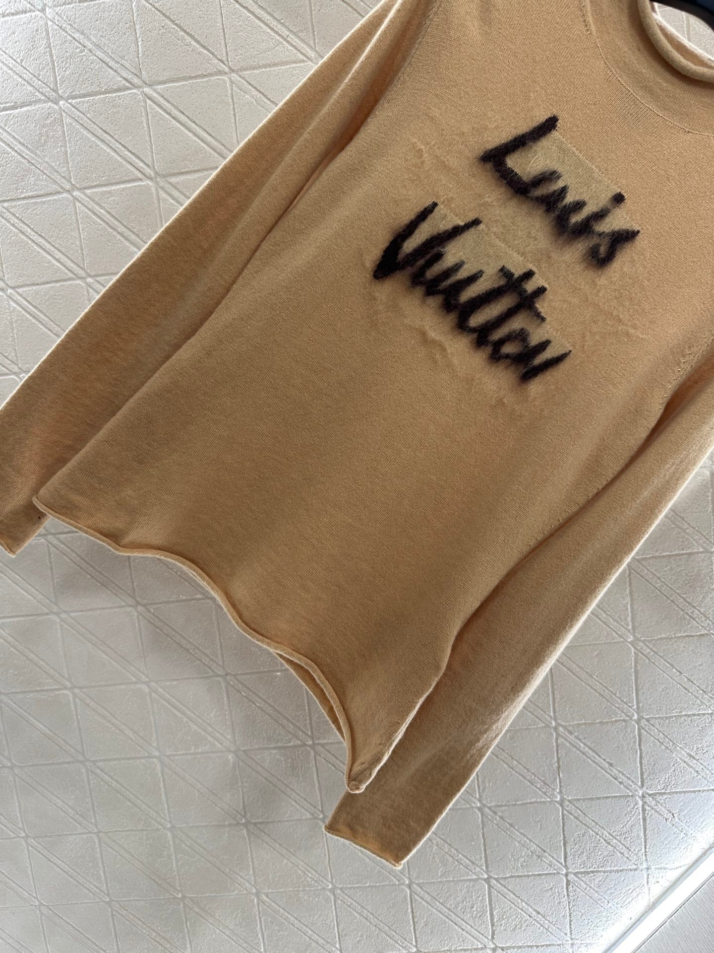 25fw Alphabet Knitted Long Sleeve