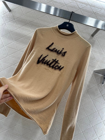 25fw Alphabet Knitted Long Sleeve