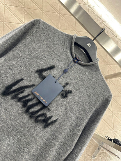 25fw Alphabet Knitted Long Sleeve