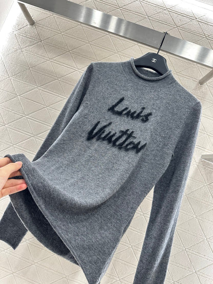 25fw Alphabet Knitted Long Sleeve