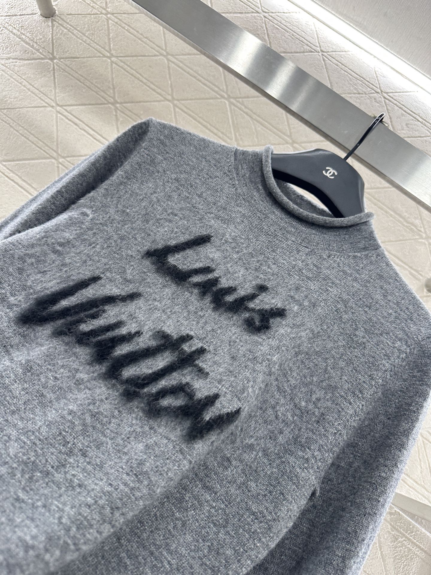 25fw Alphabet Knitted Long Sleeve