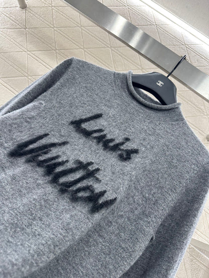 25fw Alphabet Knitted Long Sleeve