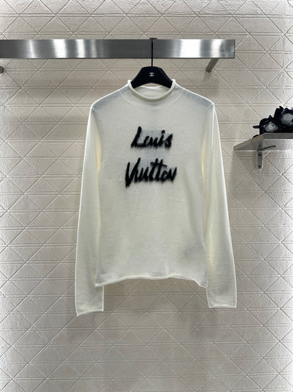 25fw Alphabet Knitted Long Sleeve