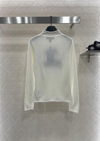 25fw Alphabet Knitted Long Sleeve