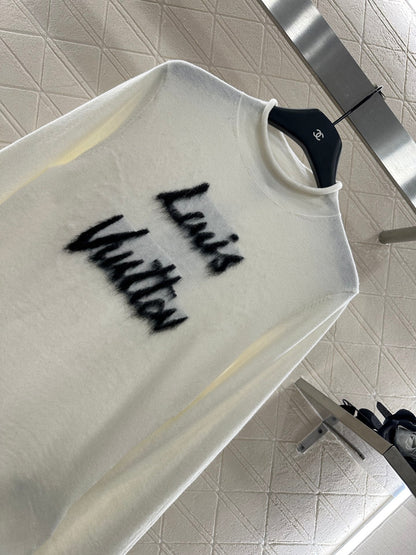 25fw Alphabet Knitted Long Sleeve