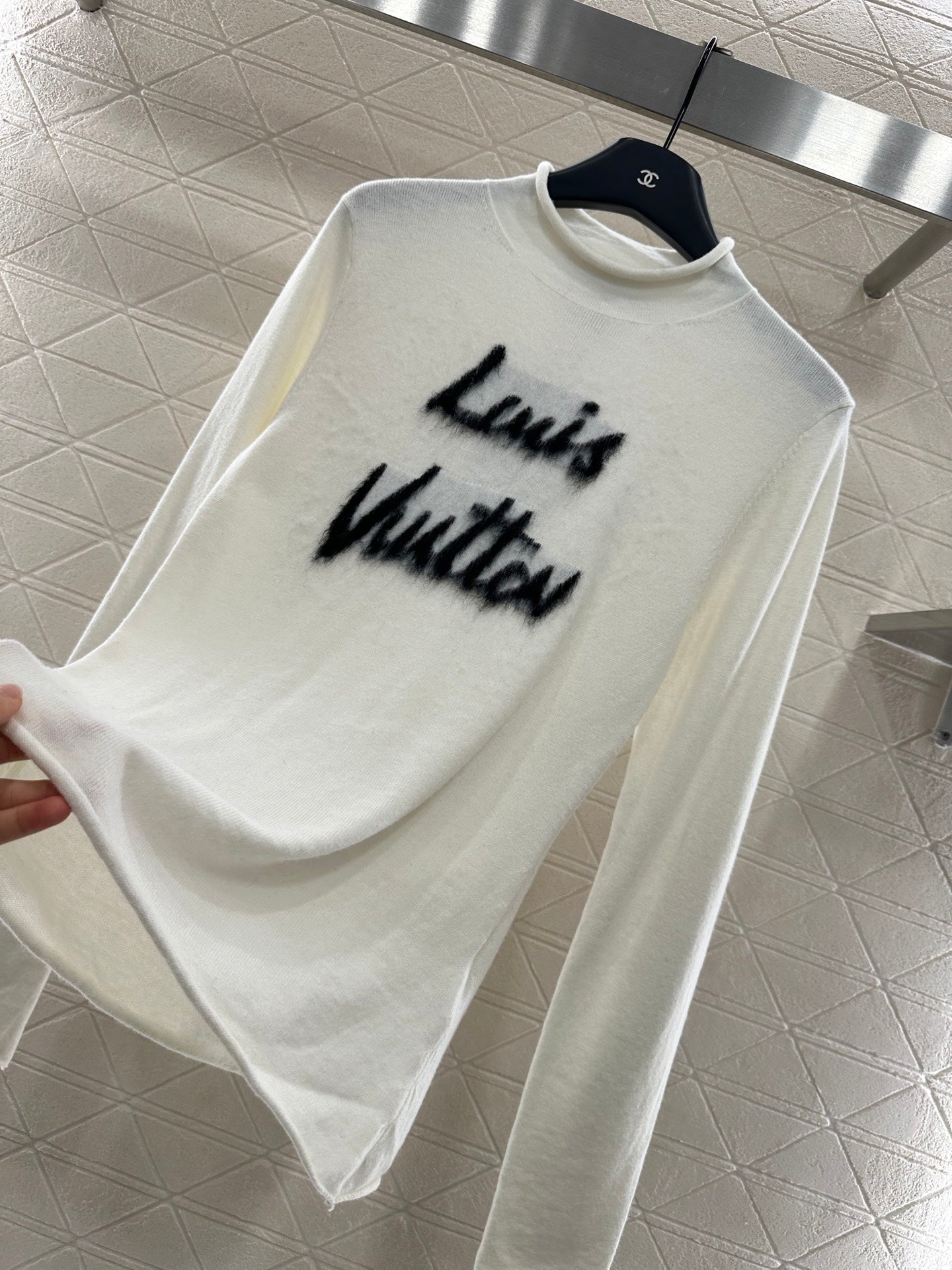 25fw Alphabet Knitted Long Sleeve