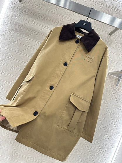 25fw Corduroy collar jacket