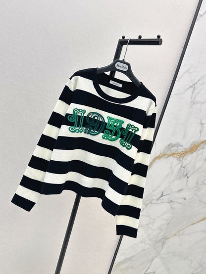 25fw Logo Plush Pattern Sweater