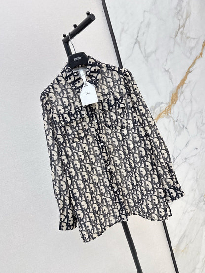 25fw Floral pattern shirt