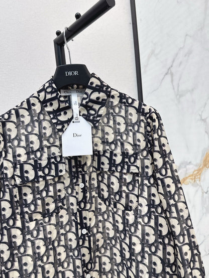 25fw Floral pattern shirt