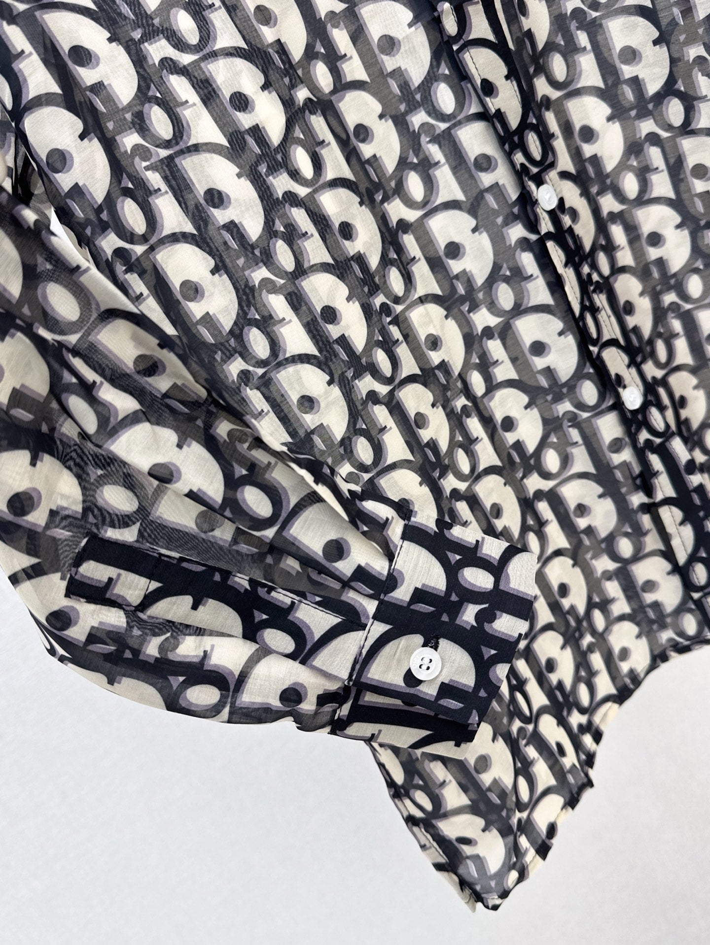 25fw Floral pattern shirt