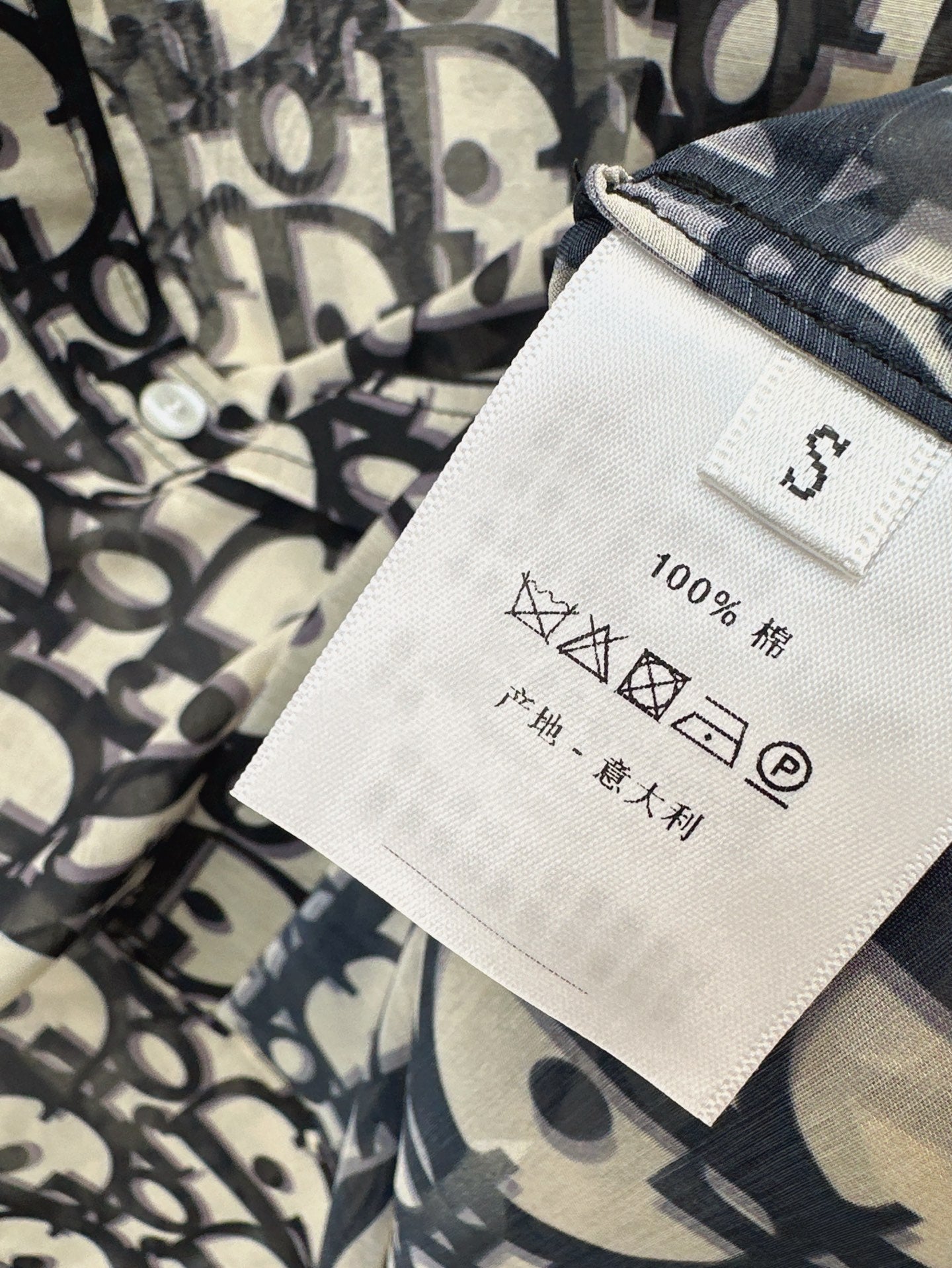 25fw Floral pattern shirt