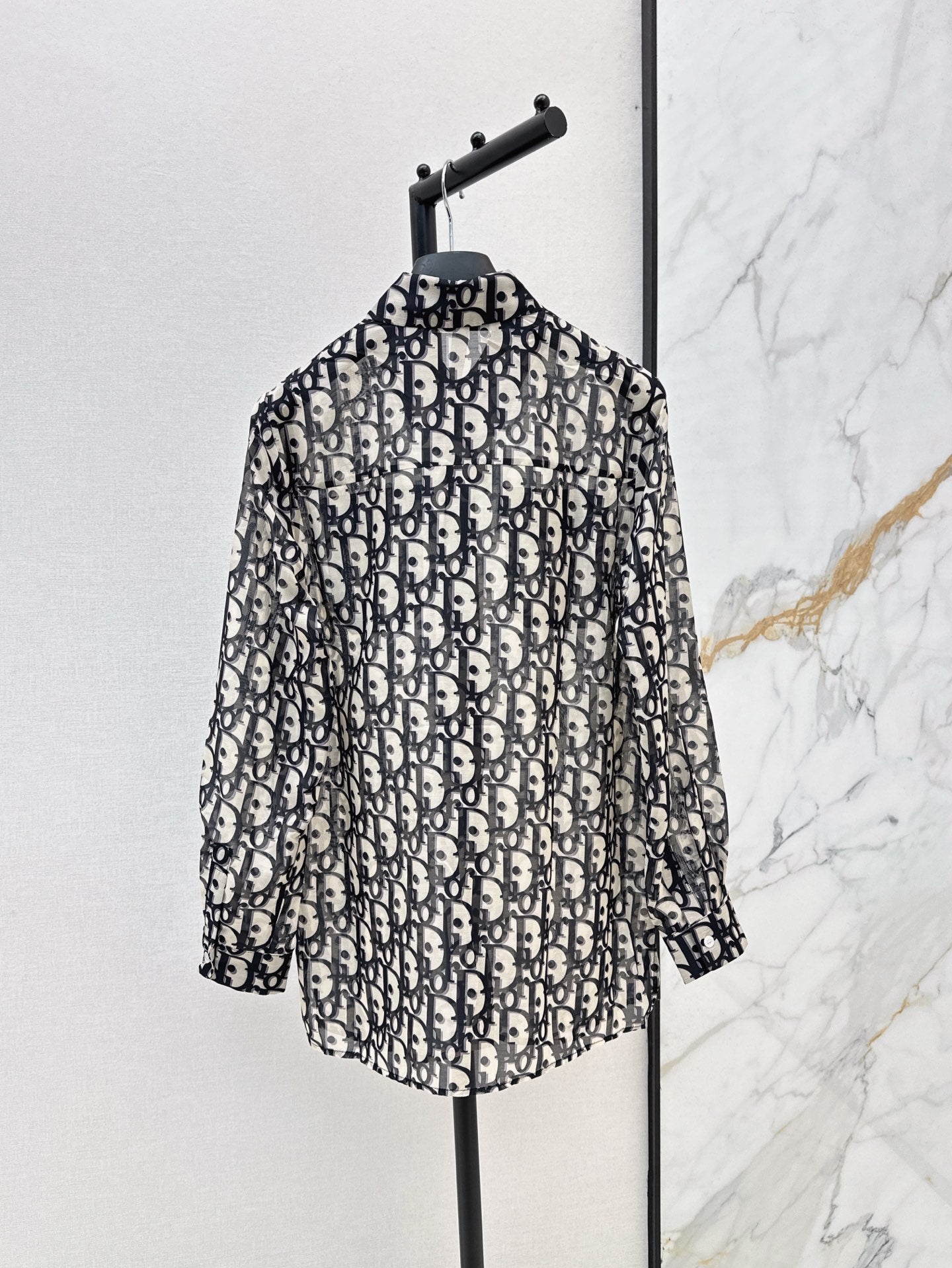 25fw Floral pattern shirt