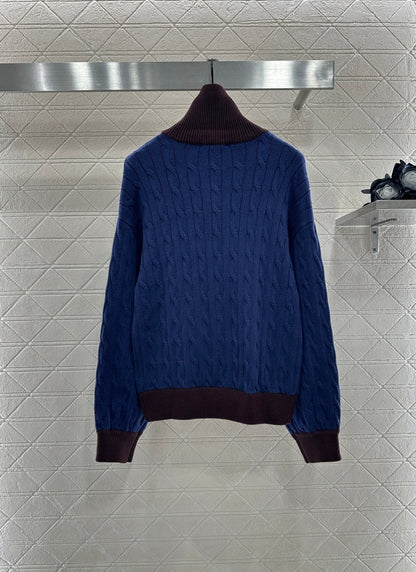 25fw Baseball Fried Dough Twists sweater