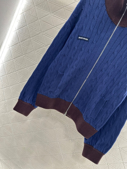 25fw Baseball Fried Dough Twists sweater