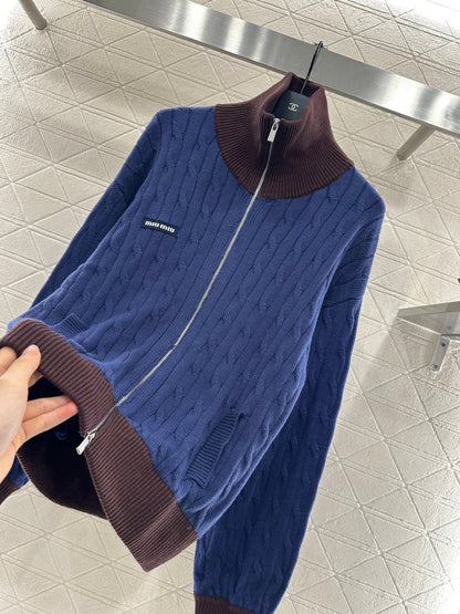 25fw Baseball Fried Dough Twists sweater