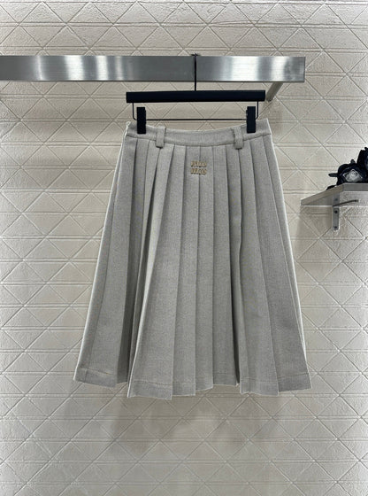 25fw Mid length skirt